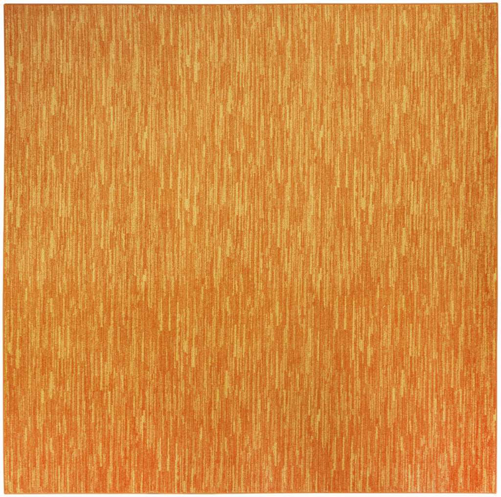 7' X 7' Sunburst Square Non Skid Indoor Outdoor Area Rug - Homeroots - Flyclothing LLC