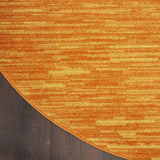 8' X 8' Sunburst Round Non Skid Indoor Outdoor Area Rug - Homeroots