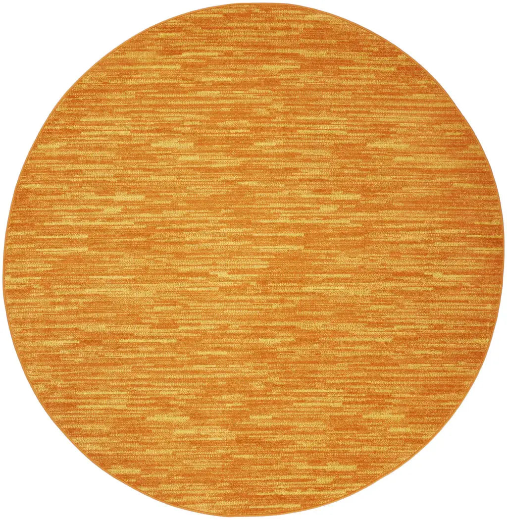 8' X 8' Sunburst Round Non Skid Indoor Outdoor Area Rug - Homeroots - Flyclothing LLC