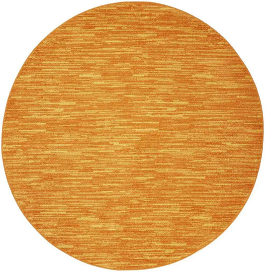 8' X 8' Sunburst Round Non Skid Indoor Outdoor Area Rug - Homeroots - Flyclothing LLC