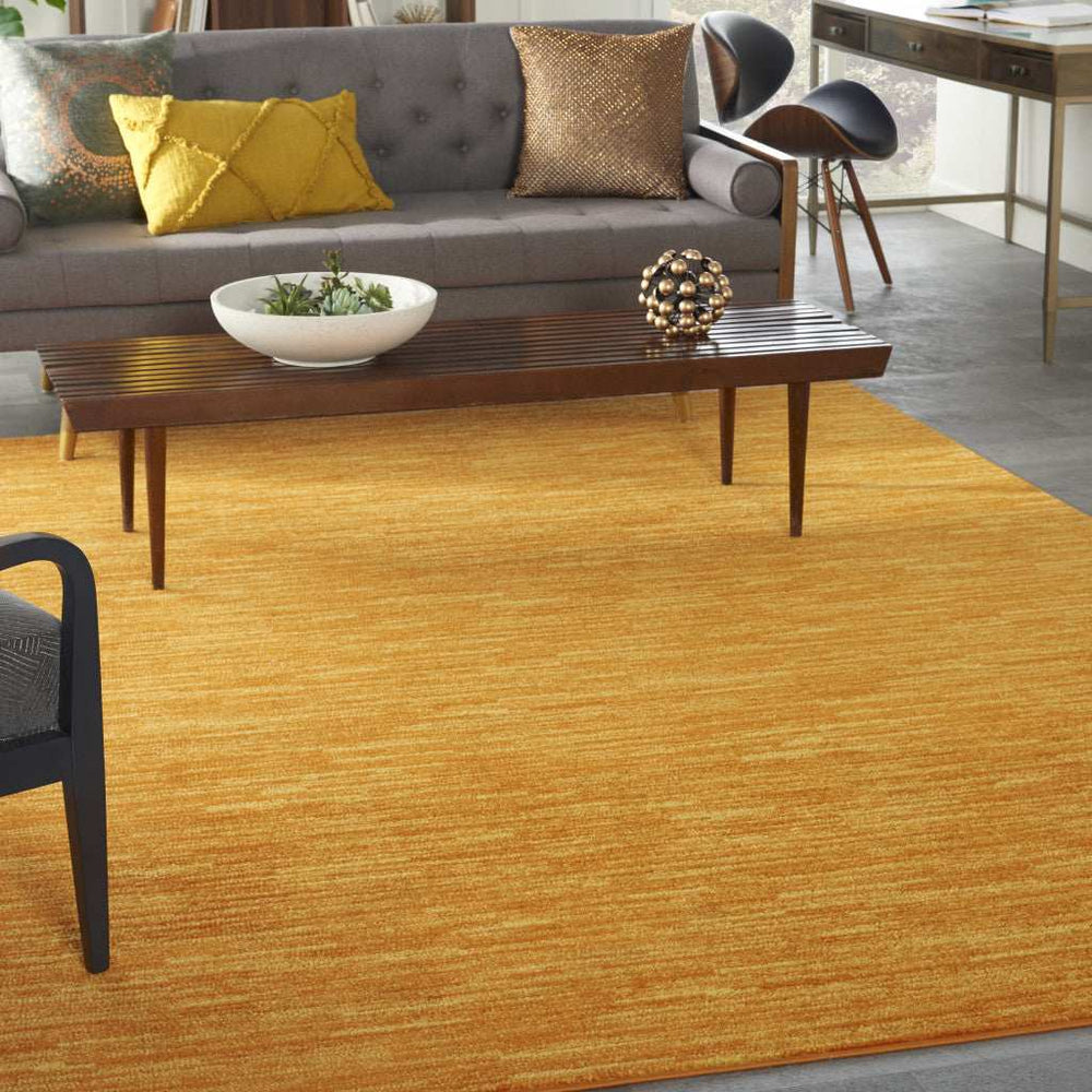 8' X 10' Sunburst Non Skid Indoor Outdoor Area Rug - Homeroots - Flyclothing LLC