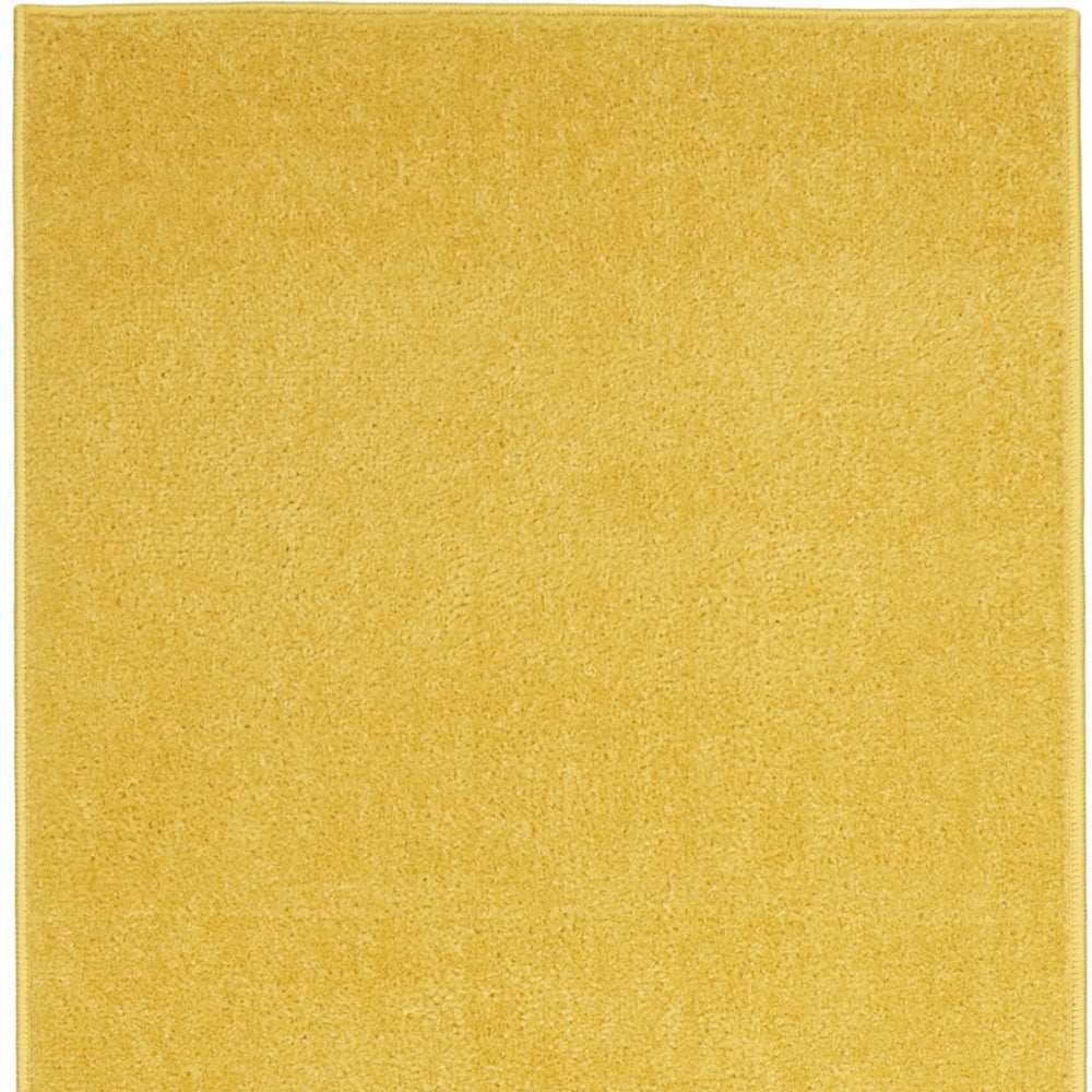 2' X 10' Yellow Non Skid Indoor Outdoor Runner Rug - Homeroots - Flyclothing LLC