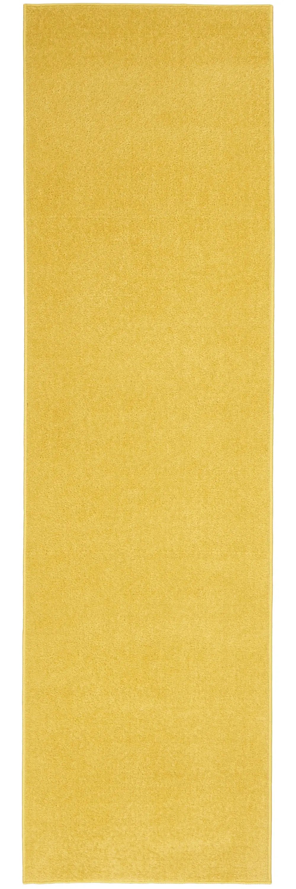 2' X 8' Yellow Non Skid Indoor Outdoor Runner Rug - Homeroots - Flyclothing LLC