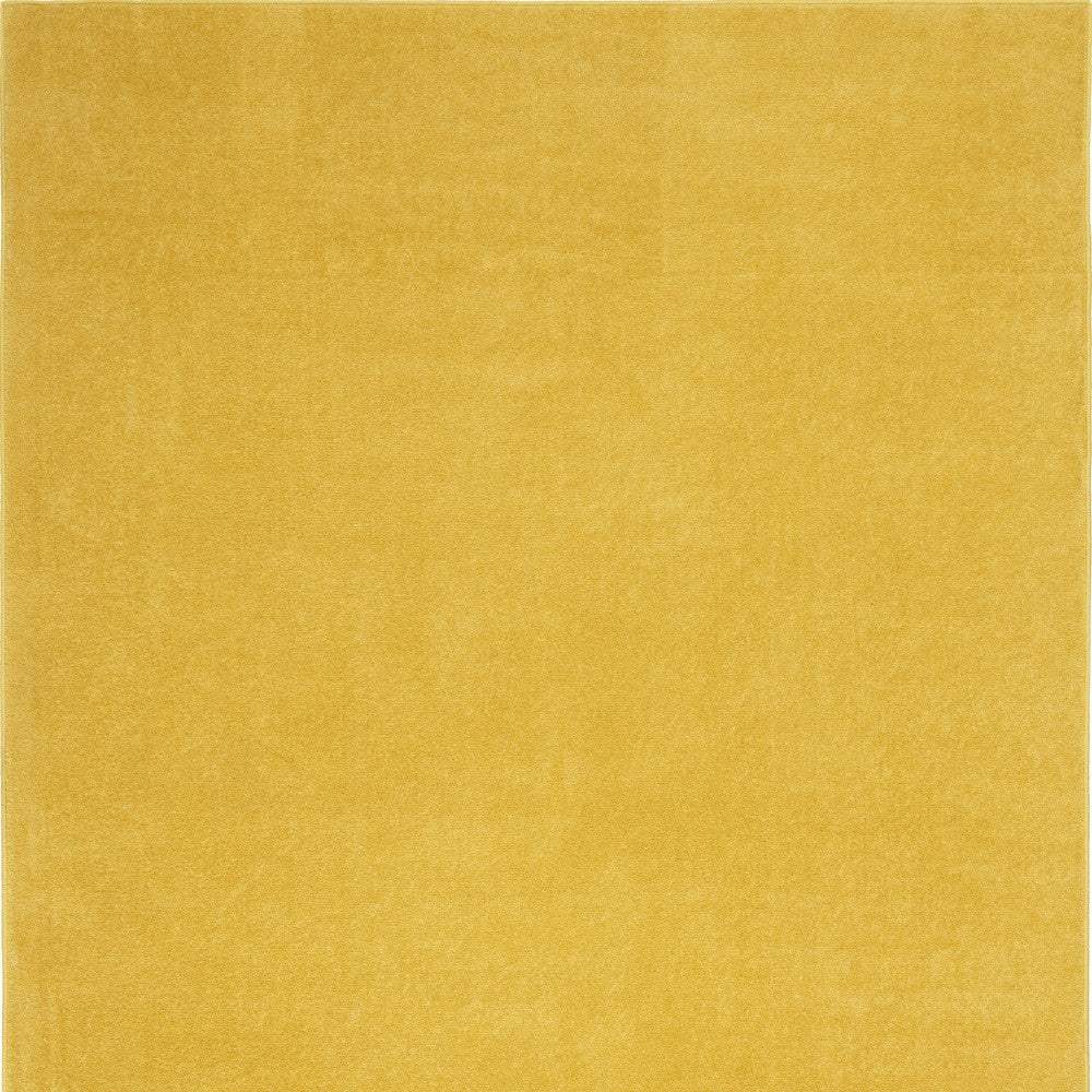 5' X 7' Yellow Non Skid Indoor Outdoor Area Rug - Homeroots - Flyclothing LLC