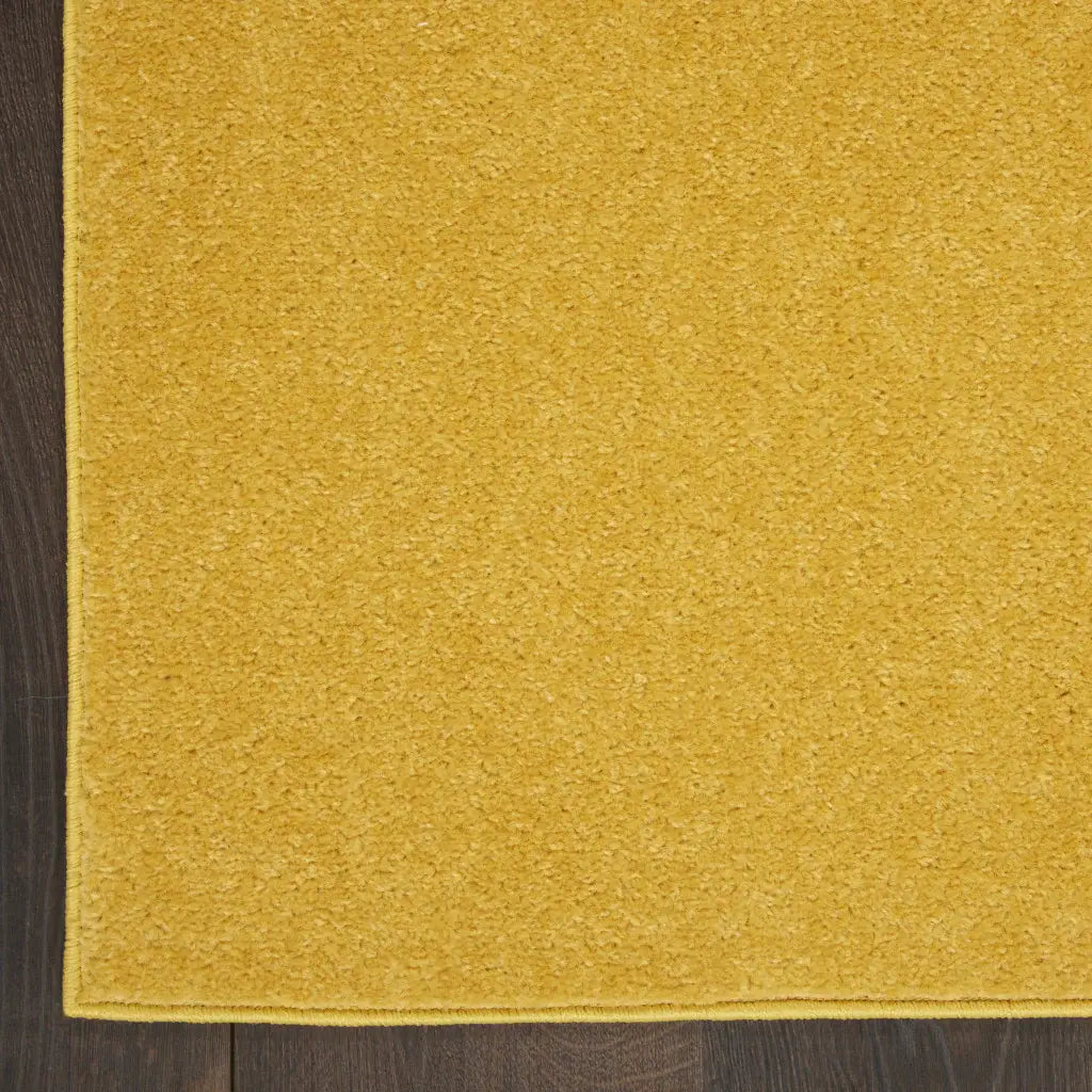 6' X 9' Yellow Indoor Outdoor Area Rug - Homeroots - Flyclothing LLC