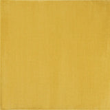 7' X 7' Yellow Square Non Skid Indoor Outdoor Area Rug - Homeroots - Flyclothing LLC