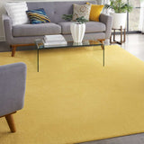 7' X 10' Yellow Non Skid Indoor Outdoor Area Rug - Homeroots - Flyclothing LLC