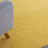 7' X 10' Yellow Non Skid Indoor Outdoor Area Rug - Homeroots - Flyclothing LLC