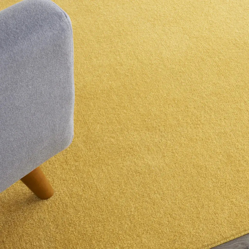 8' X 10' Yellow Non Skid Indoor Outdoor Area Rug - Homeroots - Flyclothing LLC