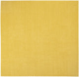 9' X 9' Yellow Square Non Skid Indoor Outdoor Area Rug - Homeroots - Flyclothing LLC