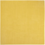 9' X 9' Yellow Square Non Skid Indoor Outdoor Area Rug - Homeroots - Flyclothing LLC