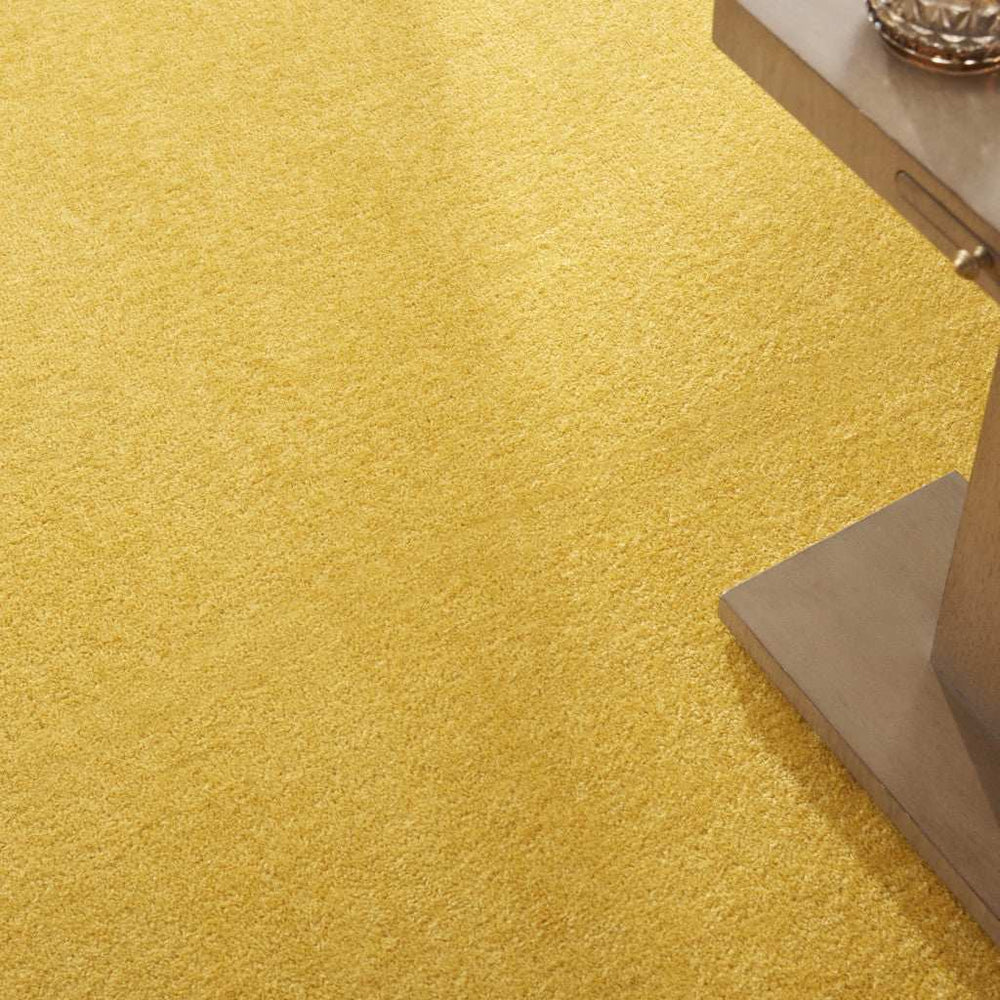 9' X 9' Yellow Square Non Skid Indoor Outdoor Area Rug - Homeroots - Flyclothing LLC