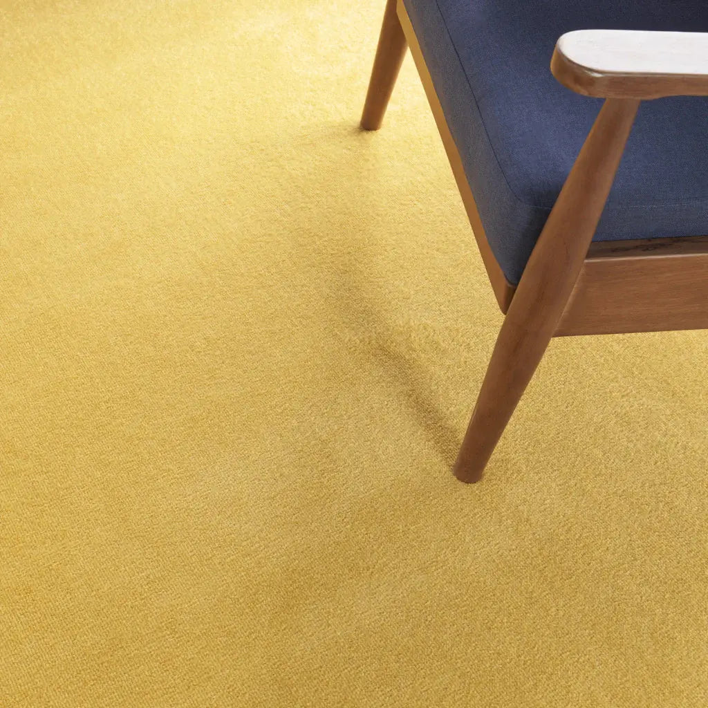 9' X 12' Yellow Non Skid Indoor Outdoor Area Rug - Homeroots - Flyclothing LLC