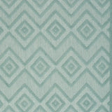 5' X 7' Aqua And Teal Argyle Indoor Outdoor Area Rug - Homeroots - Flyclothing LLC