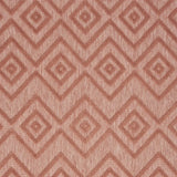 6' X 9' Coral Orange Argyle Indoor Outdoor Area Rug - Homeroots - Flyclothing LLC