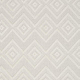 5' X 7' Ivory And White Argyle Indoor Outdoor Area Rug - Homeroots - Flyclothing LLC