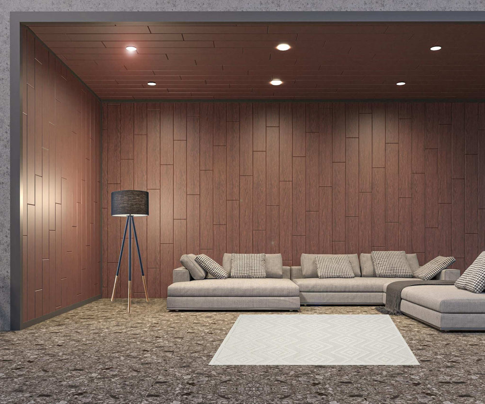 5' X 7' Ivory And White Argyle Indoor Outdoor Area Rug - Homeroots - Flyclothing LLC