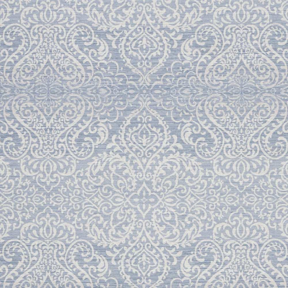 8' X 10' Slate Damask Distressed Washable Area Rug - Homeroots - Flyclothing LLC