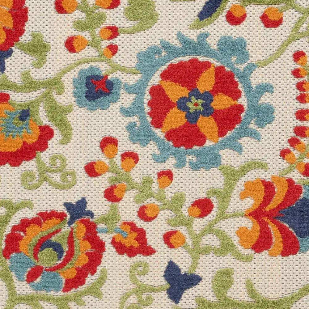 3' X 5' Orange And Red Toile Non Skid Indoor Outdoor Area Rug - Homeroots - Flyclothing LLC