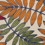 3' X 5' Orange And Red Floral Non Skid Indoor Outdoor Area Rug - Homeroots - Flyclothing LLC