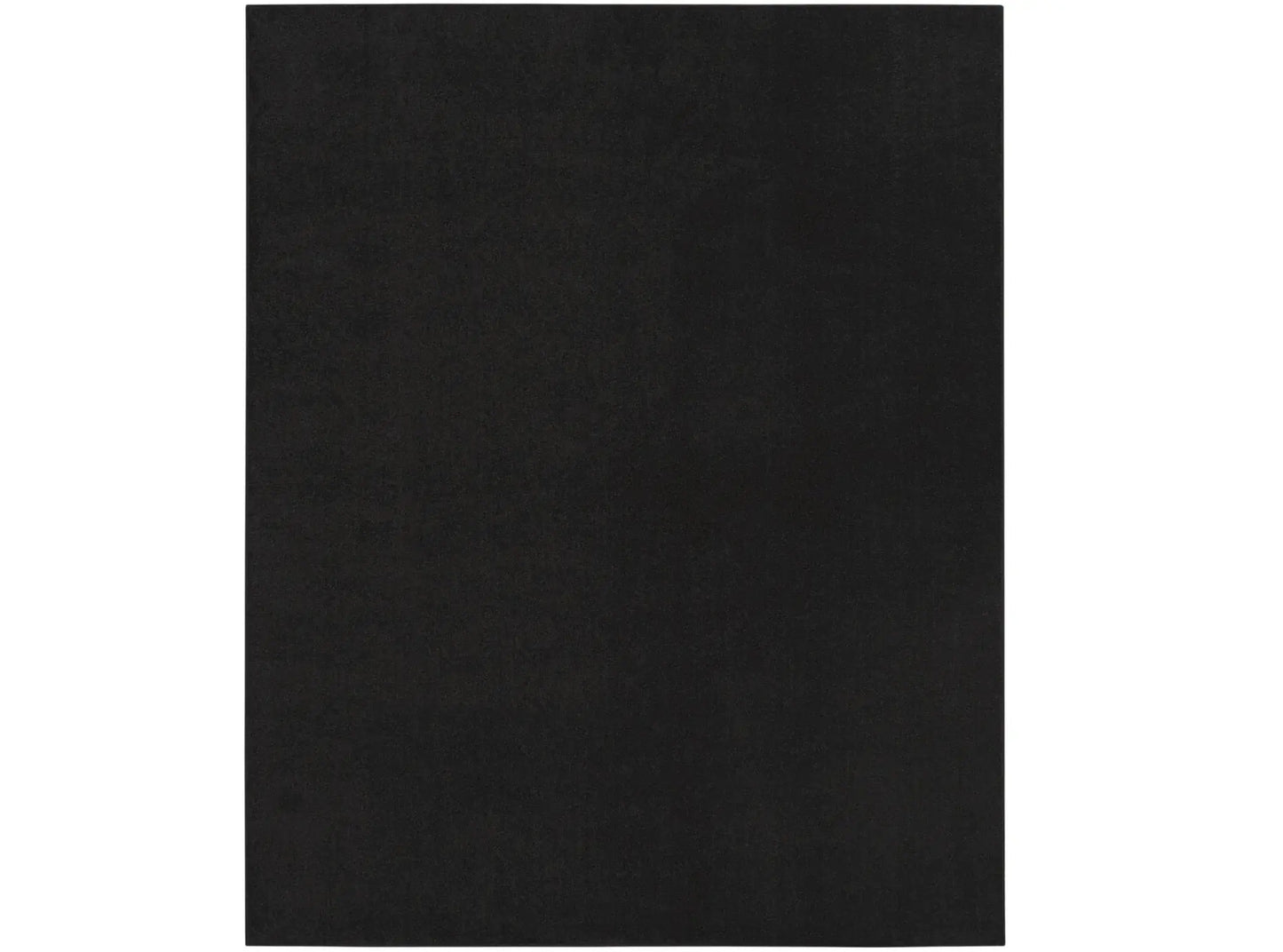 3' X 5' Black Stain Resistant Indoor Outdoor Area Rug - Homeroots - Flyclothing LLC