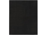 3' X 5' Black Stain Resistant Indoor Outdoor Area Rug - Homeroots - Flyclothing LLC