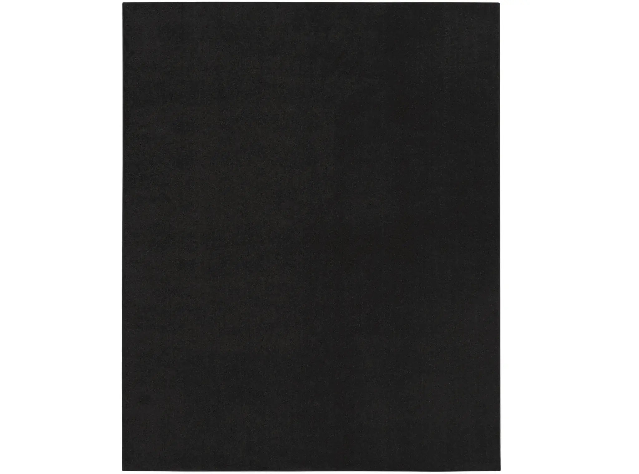 3' X 5' Black Stain Resistant Indoor Outdoor Area Rug - Homeroots - Flyclothing LLC