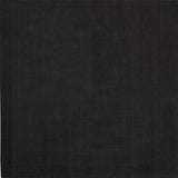 5' X 5' Black Square Non Skid Indoor Outdoor Area Rug - Homeroots - Flyclothing LLC