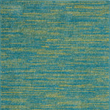 2' X 4' Blue And Green Striped Non Skid Indoor Outdoor Runner Rug - Homeroots - Flyclothing LLC