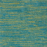 2' X 4' Blue And Green Striped Non Skid Indoor Outdoor Runner Rug - Homeroots - Flyclothing LLC