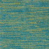 2' X 4' Blue And Green Striped Non Skid Indoor Outdoor Runner Rug - Homeroots - Flyclothing LLC