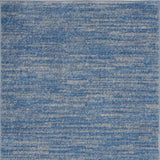 2' X 4' Blue And Grey Striped Non Skid Indoor Outdoor Runner Rug - Homeroots - Flyclothing LLC
