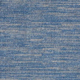 2' X 4' Blue And Grey Striped Non Skid Indoor Outdoor Runner Rug - Homeroots - Flyclothing LLC