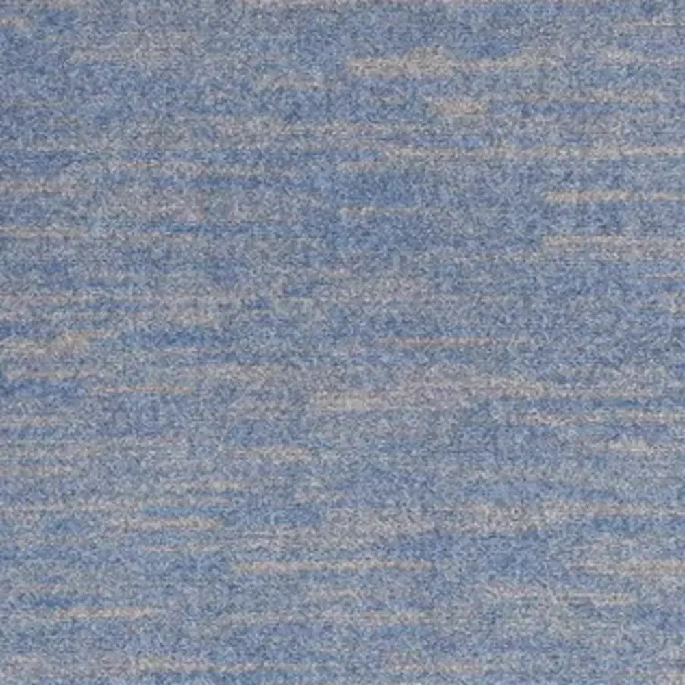 3' X 5' Blue And Grey Striped Non Skid Indoor Outdoor Area Rug - Homeroots - Flyclothing LLC
