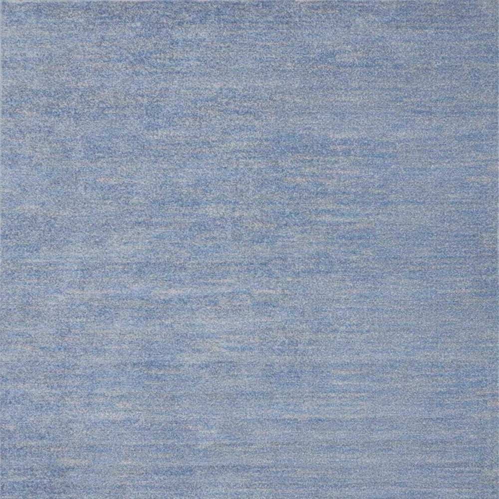 5' X 5' Blue And Grey Square Striped Non Skid Indoor Outdoor Area Rug - Homeroots - Flyclothing LLC