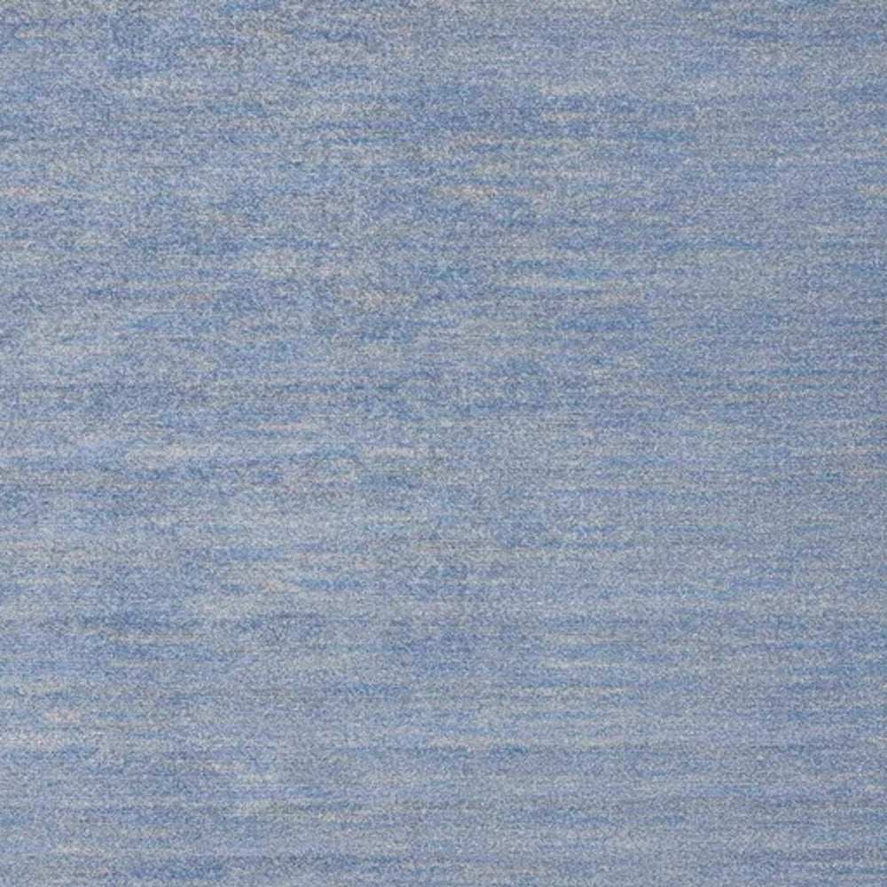 5' X 5' Blue And Grey Square Striped Non Skid Indoor Outdoor Area Rug - Homeroots - Flyclothing LLC