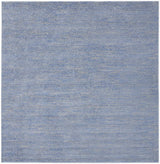 5' X 5' Blue And Grey Square Striped Non Skid Indoor Outdoor Area Rug - Homeroots - Flyclothing LLC