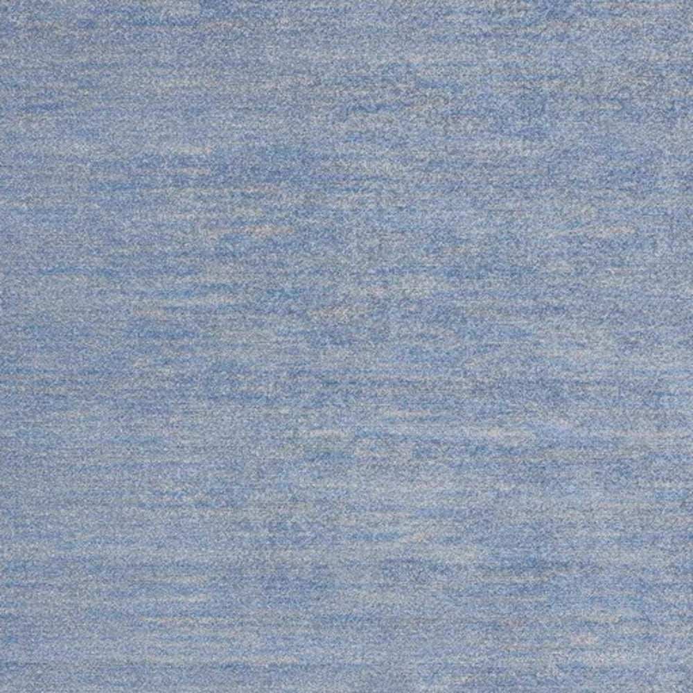 5' X 5' Blue And Grey Square Striped Non Skid Indoor Outdoor Area Rug - Homeroots - Flyclothing LLC