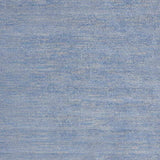 5' X 5' Blue And Grey Square Striped Non Skid Indoor Outdoor Area Rug - Homeroots