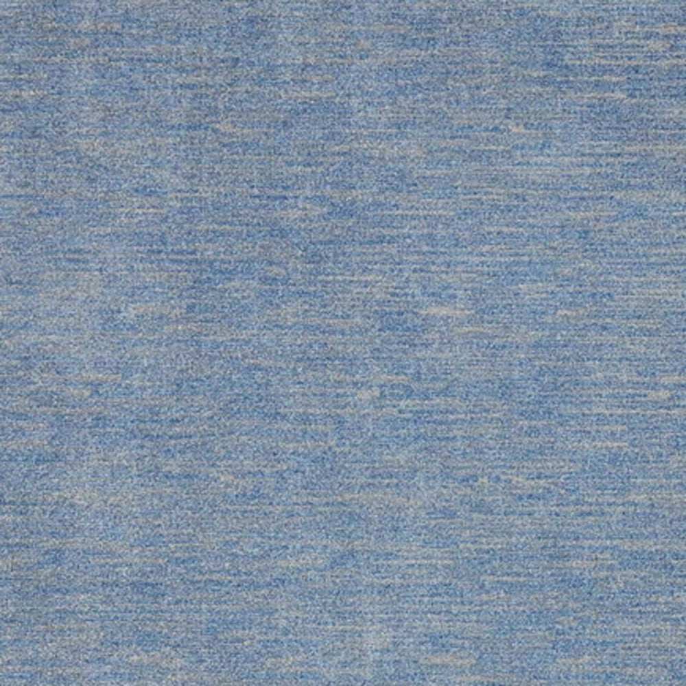 9' X 12' Blue And Grey Striped Non Skid Indoor Outdoor Area Rug - Homeroots - Flyclothing LLC