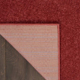 2' X 4' Brick Red Non Skid Indoor Outdoor Runner Rug - Homeroots - Flyclothing LLC