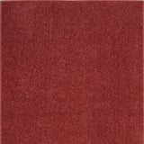 2' X 4' Brick Red Non Skid Indoor Outdoor Runner Rug - Homeroots - Flyclothing LLC