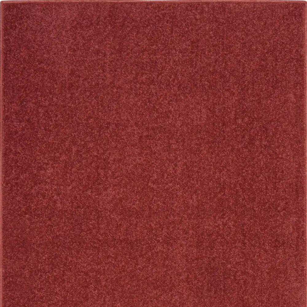 2' X 4' Brick Red Non Skid Indoor Outdoor Runner Rug - Homeroots - Flyclothing LLC