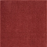 2' X 4' Brick Red Non Skid Indoor Outdoor Runner Rug - Homeroots - Flyclothing LLC