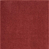 2' X 4' Brick Red Non Skid Indoor Outdoor Runner Rug - Homeroots - Flyclothing LLC