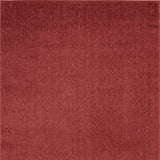 3' X 5' Brick Red Non Skid Indoor Outdoor Area Rug - Homeroots