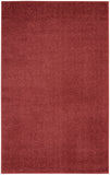 3' X 5' Brick Red Non Skid Indoor Outdoor Area Rug - Homeroots