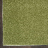 2' X 4' Green Non Skid Indoor Outdoor Runner Rug - Homeroots - Flyclothing LLC