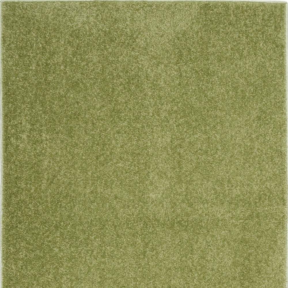 2' X 4' Green Non Skid Indoor Outdoor Runner Rug - Homeroots - Flyclothing LLC
