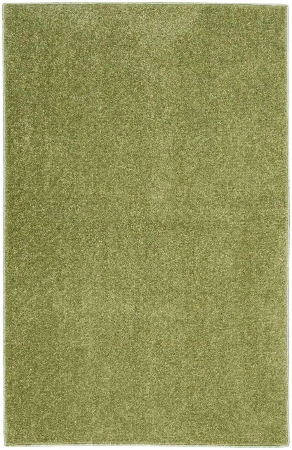 2' X 4' Green Non Skid Indoor Outdoor Runner Rug - Homeroots - Flyclothing LLC